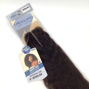 Outre Laid & Slayed Bohemian Curl Lace Closure 14" Natural Brn